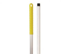 ABBEY/EXEL HYGIENE HANDLE WITH YELLOW GRIP 125CM