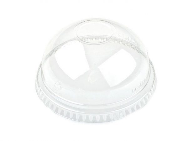 CLEAR DOME LID FOR 16 OZ (0 HOLE)