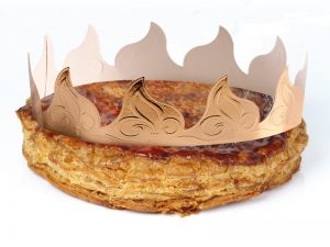 100 PCS CROWN GOLD PAPER (Galette de Roi) 55X7 CM