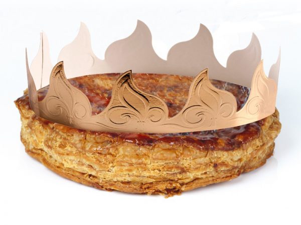 100 PCS CROWN GOLD PAPER (Galette de Roi) 55X7 CM