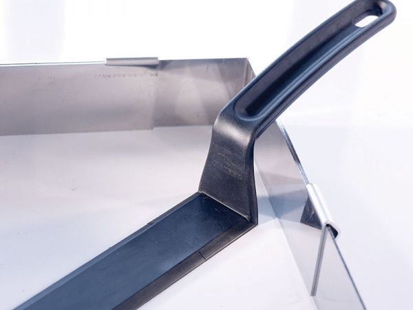 BENT SPATULA EXOGLASS 300 MM