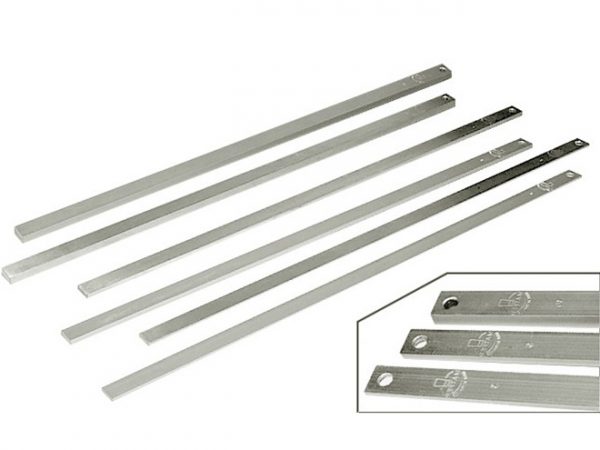 SET OF 6 ALUMINIUM SWEET RULERS