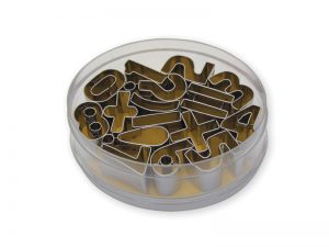 METAL CUTTERS - 10 NUMBERS