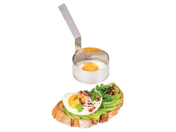 STAINLESS STEEL EGG RING D85MM