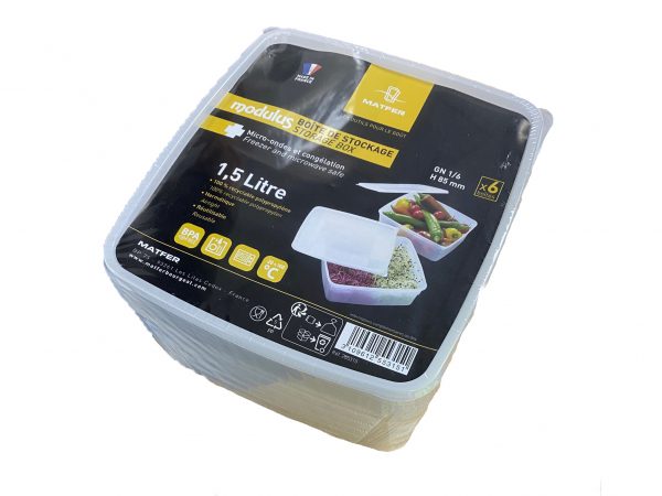 6 FLEX BOXES + LID 1.5L