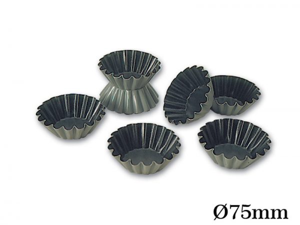 12PCS BRIOCHE MOULDS EXOPAN 75MM