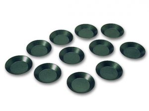 25 PCS EXOPAN PLAIN ROUND TARTLET MOULD 45X9H MM  MATFER