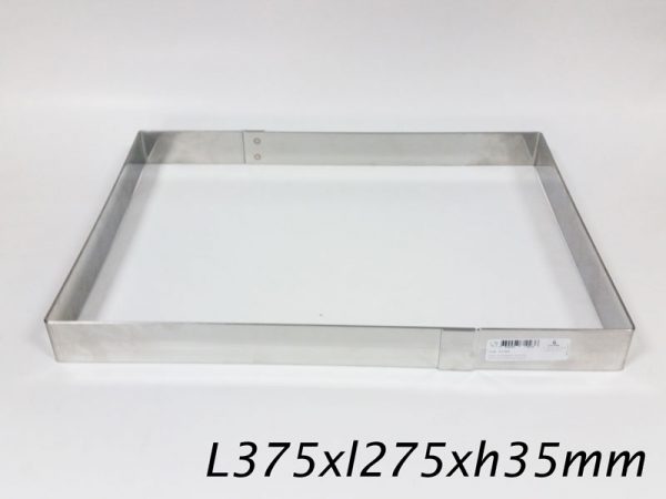 STAINLESS STEEL FRAME 375X275X35