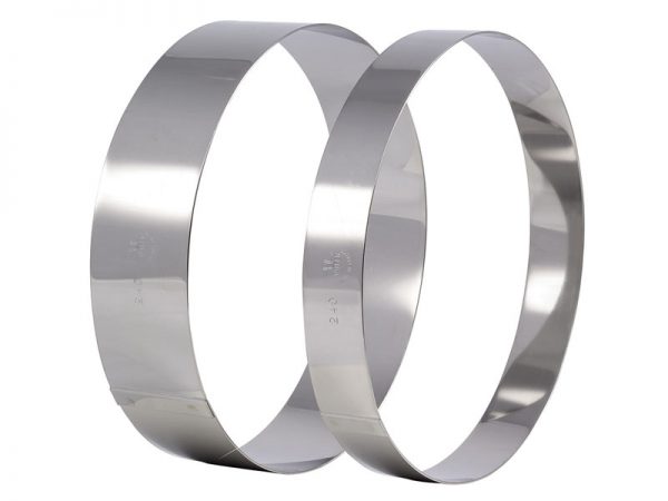 STAINLESS STEEL CAKE RING 180 H60 MM