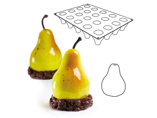 PAVONI MOULD PEAR 53X70MM (90ML)