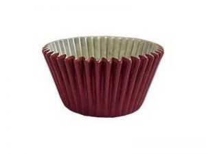 360 PCS BURGUNDY CUPCAKE 51X38MM