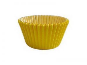 500 PCS YELLOW CUPCAKE 51X38MM