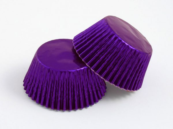 PURPLE FOIL CUPCAKE 51X38MM
