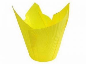200 PCS YELLOW MUFFIN WRAP 160MM