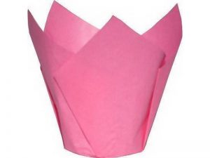 200 PCS LIGHT PINK MUFFIN WRAP 160MM