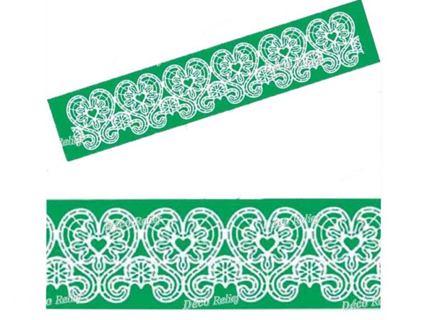 PAVONI LACE MOULD HEARTS FRIEZE 80.5X390MM