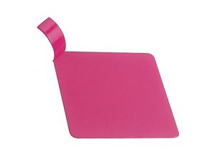 100 PCS SQUARE FUCHSIA PLASTIC DISH 8CM