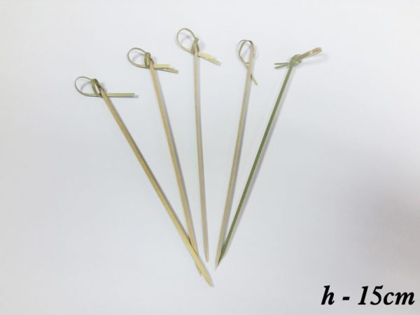 200 PCS BROCHETTE BAMBOU RUBAN 15CM