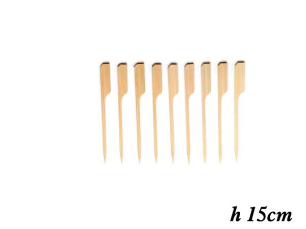 200 PCS BROCHETTE BAMBOO GOLF SKEWER 15 CM