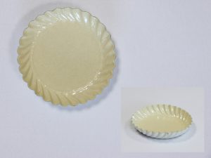 MINI PLATE ELITE ECRU ROUND 55 MM
