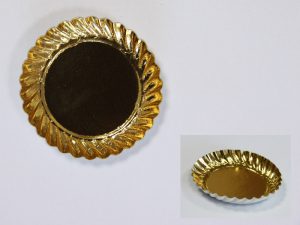 MINI PLATE GOLD ROUND 55MM