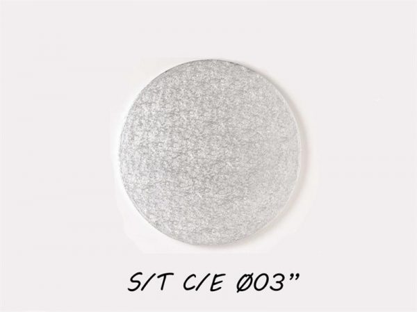 3" C/E S/T SILVER ROUND BOARD