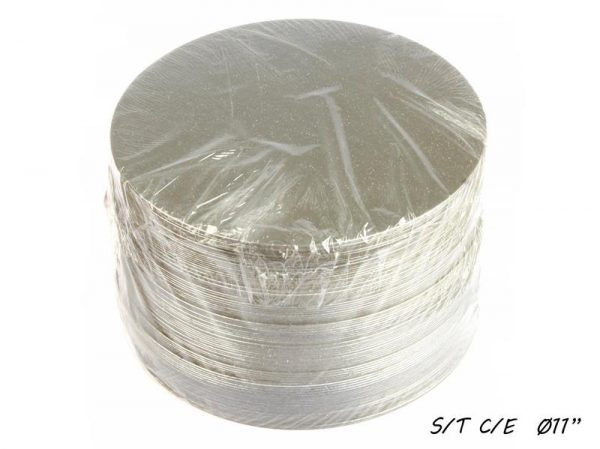 11" C/E S/T SILVER ROUND BOARD