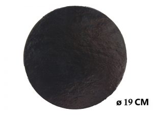 100 PCS BLACK CARD BOARD ROUND 19 CM
