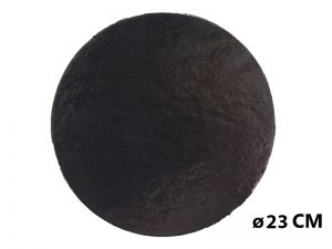 100 PCS BLACK CARD BOARD ROUND 23 CM