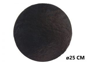 100 PCS BLACK CARD BOARD ROUND 25 CM