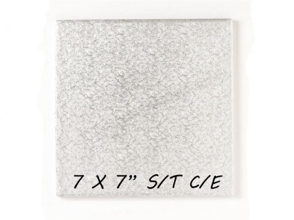 7" C/E S/T SILVER SQUARE BOARD