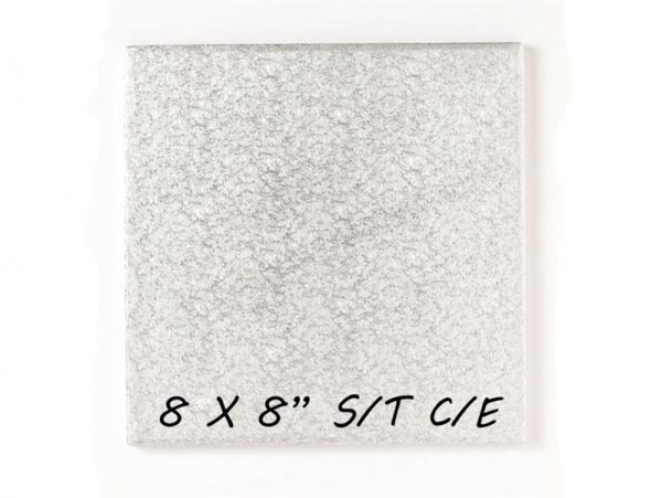 8" C/E S/T SILVER SQUARE BOARD