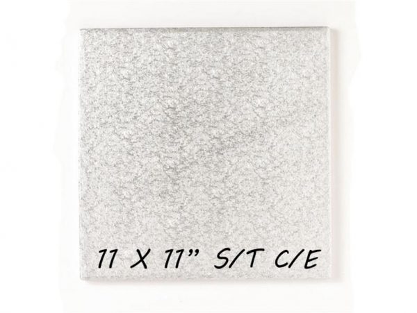 11" C/E S/T SILVER SQUARE BOARD