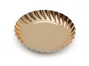 ROUND GOLD PLATE 88MM