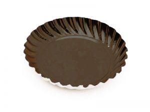 ROUND BLACK PLATES 88MM