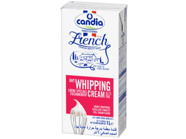 6X1L WHIPPING CREAM 35% 'LA CREME' CANDIA PRO