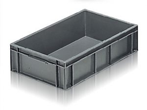 400X600MM SOLID GREY CONTAINER12CM H (2A021)*TBOX6411GREYCSS
