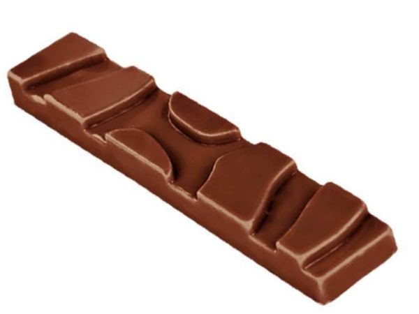 CHOCOLATE MOULD BAR 8 PCS 22G 115X22X10 MM