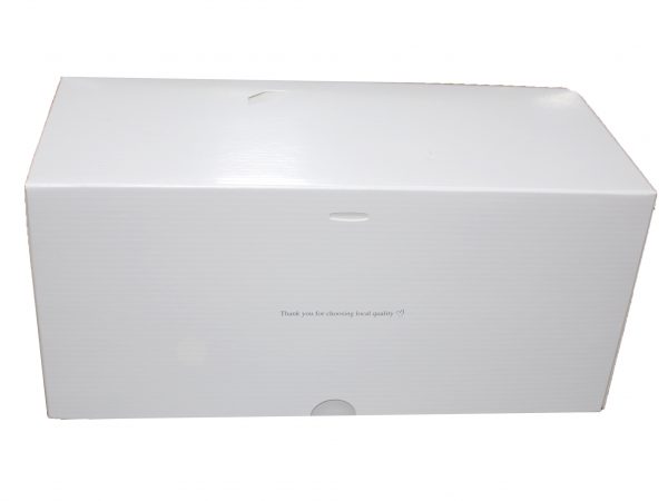 50 PCS WHITE CHRISTMAS LOG BOXES B30 (30x14x14cm)