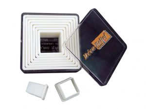 PASTRY CUTTERS 9 SMOOTH SQUARES