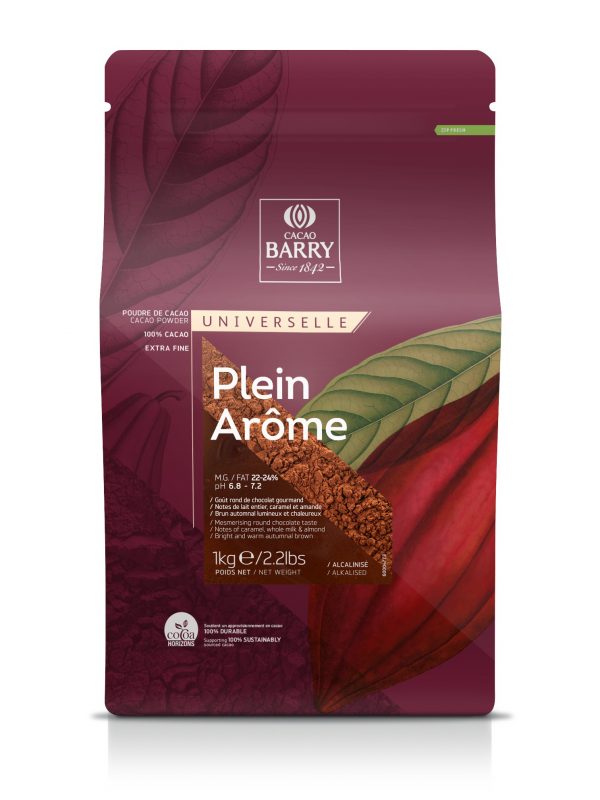 5 KG  Cacao Powder 100% Extra FINE Plein Arome Cacao Barry