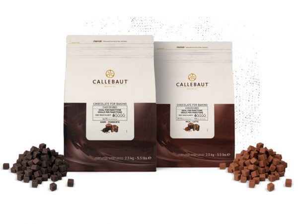 2.5 KG CALLEBAUT BAKE STABLE CHOCOLATE - MILK CHOCOCUBES