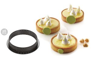 SILIKOMART BLACK TARTE RING ROUND Ø80 H20MM  52.243