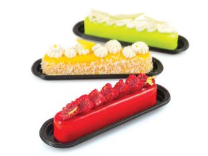 SILIKOMART  FASHION ECLAIR 80 SILICONE MOULD 130X25 H 2510 TRAYS +CUTTER