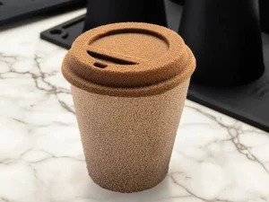 PAVONI  300X200 PAVOFLEX MOLD LID + MUG KIT - LID: DIM Ø 60XH10 MM - VOL  20ML/MUG:   Ø 55XH60 MM - 8 INDENTS