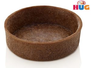 55 PCS CHOCOLATE TARTELETTES ROUND 8.3 cm HUG 109152