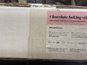6 KG CHOCOLATE STICKS 38 CM (HEAT RESISTANT)  BARRY