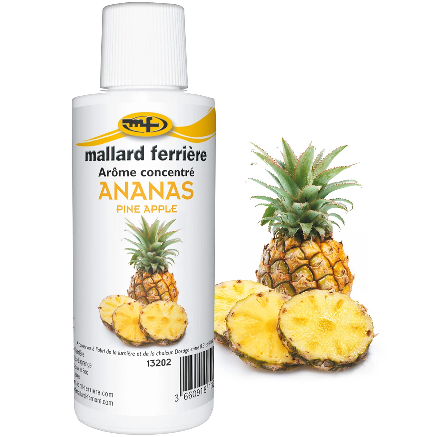 125 ML CONCENTRATED FLAVOR PINEAPPLE "Mallard Ferriere"