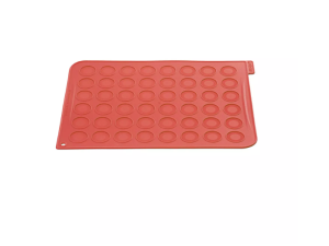 MAC01- SILICONE MAT N48 MACARONS 300 X400 MM TERRACOTTA SILIKOMART