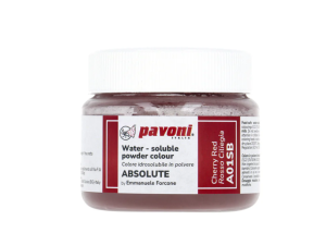 50 GR WATER SOLUBLE POWDER ABSOLUTE CHERRY RED PAVONI